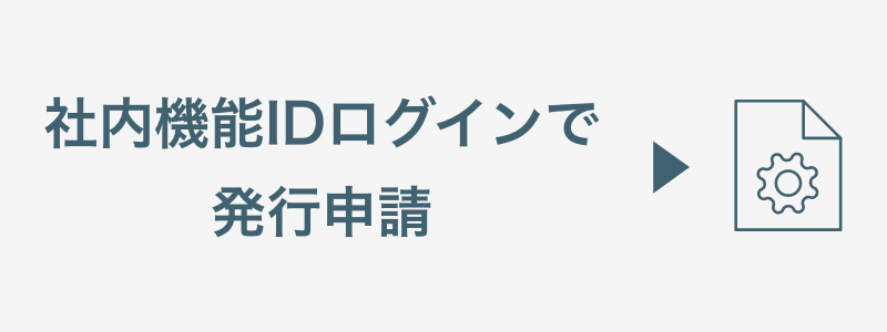 社内機能IDログインで発行申請